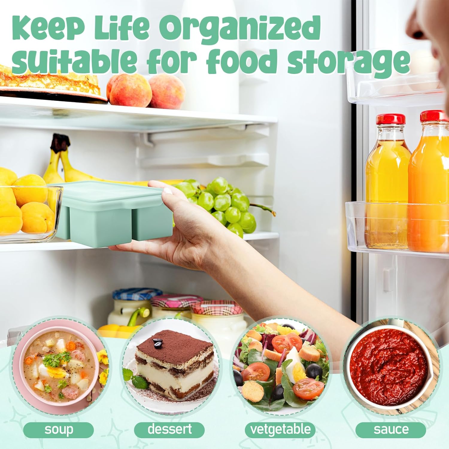 Silikonowa forma do zamrażarki – Meal Prep Menu recenzja i cena