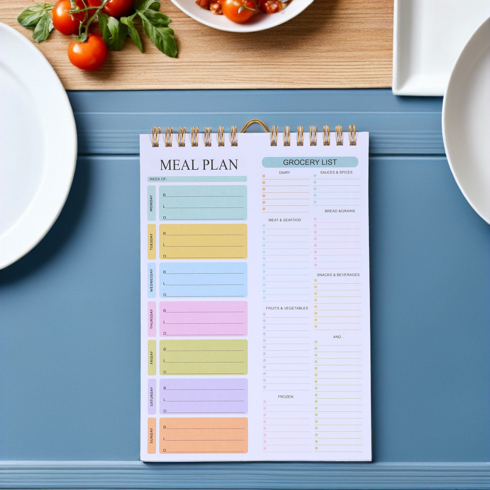 Spiralny planer posiłków na ty – Meal Prep Menu recenzja i cena