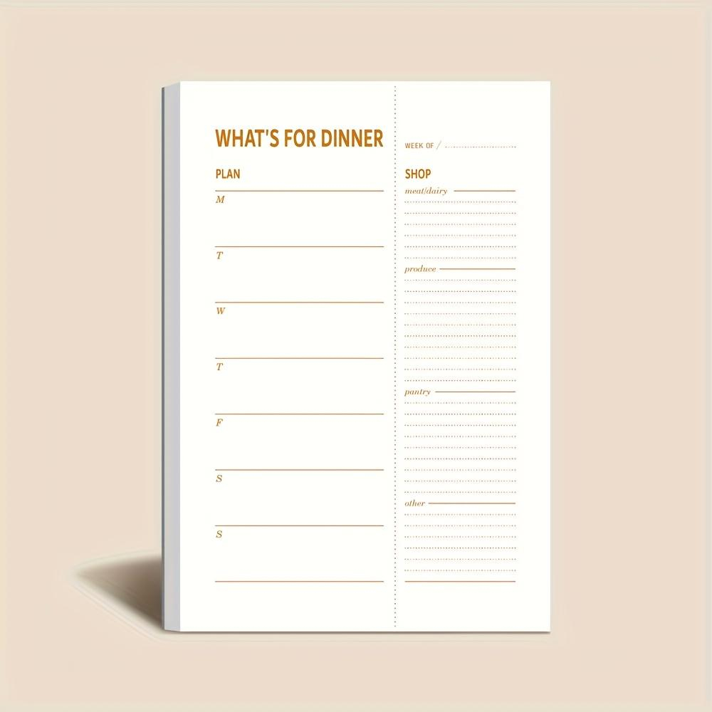 1 szt. Notatnik do planowania  – Meal Prep Menu recenzja i cena